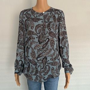 Loft paisley print blouse